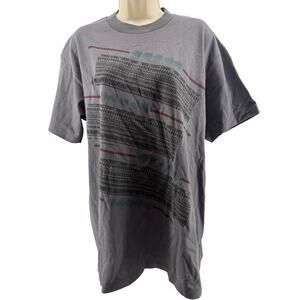 Vintage New Zealand Short Sleeve Graphic Crew Neck Shirt Adult Large